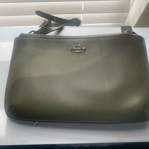 Coach green crossbody